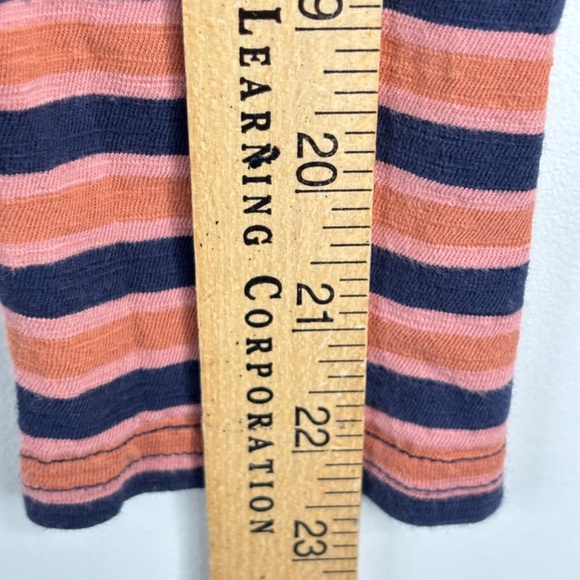 Pact Long Sleeve Shirt S Easy Slub Twist Back Harvest Stripe Organic Sustainable - Picture 10 of 11